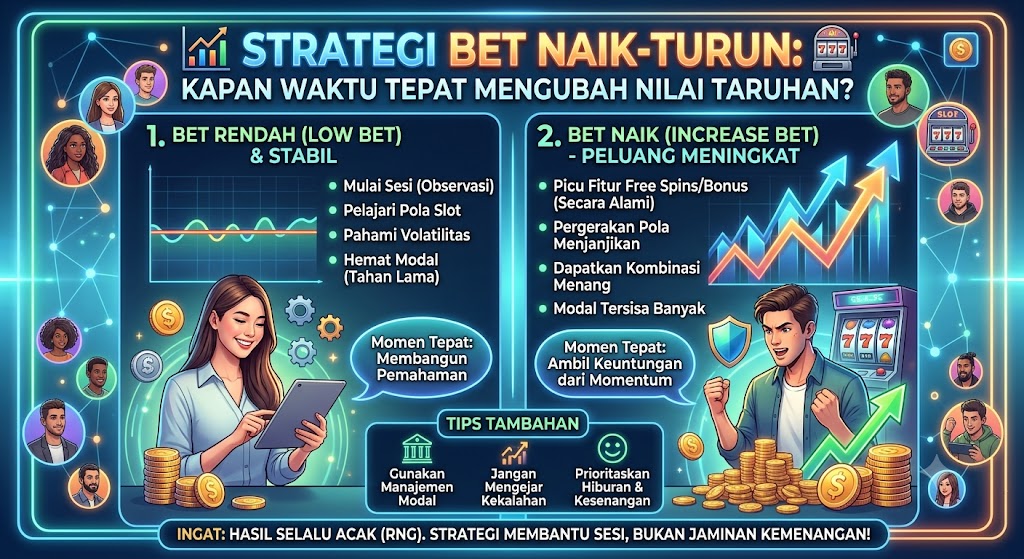 Strategi Bet Naik-Turun